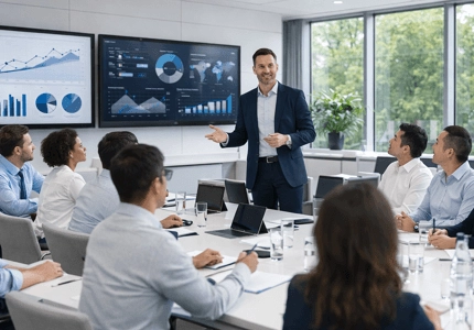 Você domina o negócio. Mas o seu inglês transmite essa autoridade? Para Além da Gramática: O Verdadeiro Desafio da Liderança Global
No ecossistema corporativo de alta performance, a linguagem não funciona meramente como um canal de troca de dados. Ela estabelece a hierarquia, chancela a credibilidade e delimita o espaço que um executivo ocupa dentro e fora da organização. Muitos diretores e líderes de mercado vivenciam uma lacuna silenciosa: o pleno domínio das suas operações contrastado com uma comunicação em inglês excessivamente básica, que reduz a força de suas contribuições perante pares e conselhos internacionais.
Compreender termos técnicos é um pré-requisito elementar. Contudo, defender iniciativas complexas, alinhar expectativas com sedes multinacionais e engajar parceiros globais demanda ferramentas mais sofisticadas do que a gramática convencional: exige persuasão deliberada, diplomacia e capital cultural.
Os Três Dilemas da Comunicação Executiva Internacional
1. Persuasão em Apresentações e Boards: Da Operação à Estratégia
Falar unicamente para não gerar mal-entendidos coloca o profissional no papel de mero executor. A autoridade de quem lidera se dissolve com o uso recorrente de estruturas genéricas e adjetivações vagas.
Comunicação limitada: "I think this project is good."
Comunicação de liderança: "Based on our Q2 metrics, I strongly recommend we move forward with this project, as it aligns with our scaling goals."
A clareza técnica ancorada em metas corporativas transforma uma simples opinião numa recomendação respaldada pelo conselho.
2. Diplomacia Corporativa na Gestão de Crises
Apontar culpados diante de prazos descumpridos ou incongruências com a matriz estrangeira gera ruído interpessoal e fragiliza a cultura organizacional.
Comunicação limitada: "You missed the deadline."
Comunicação de liderança: "We need to realign our timeline to ensure the deliverables meet our quality standards."
Liderar internacionalmente exige firmeza orientada à preservação dos padrões de qualidade sem comprometer alianças estratégicas.
3. Capital Cultural: Negociação nos Bastidores e Conexão Intelectual
As grandes tomadas de decisão são rascunhadas na formalidade das atas, mas relações perenes são consolidadas em conversas informais. Se um investidor traz à mesa análises geopolíticas ou tendências de inovação tecnológica e o executivo restringe-se a termos genéricos como "It was good", o elo intelectual se desfaz. Líderes seniores precisam transitar por discussões complexas com a mesma sofisticação demonstrada na sua língua materna.
Rompendo a Barreira Invisível da Sua Carreira Global
O método da The Luminary Learning Academy foi desenhado sob a perspectiva de uma Escola Boutique para atender às demandas de analistas seniores, executivos e tomadores de decisão. Operamos nossas salas como laboratórios reais de argumentação e simulações executivas, fornecendo orientações e correções dinâmicas para alinhar a sua fala à senioridade que você já possui.
Sua autoridade não precisa ficar retida na fronteira do idioma.
Convidamos você a agendar a sua Reunião de Boas-Vindas para a realização de um diagnóstico aprofundado e a estruturação de um plano de desenvolvimento executivo sob medida. Conheça o método Luminary e lidere com igual relevância em qualquer cenário corporativo internacional